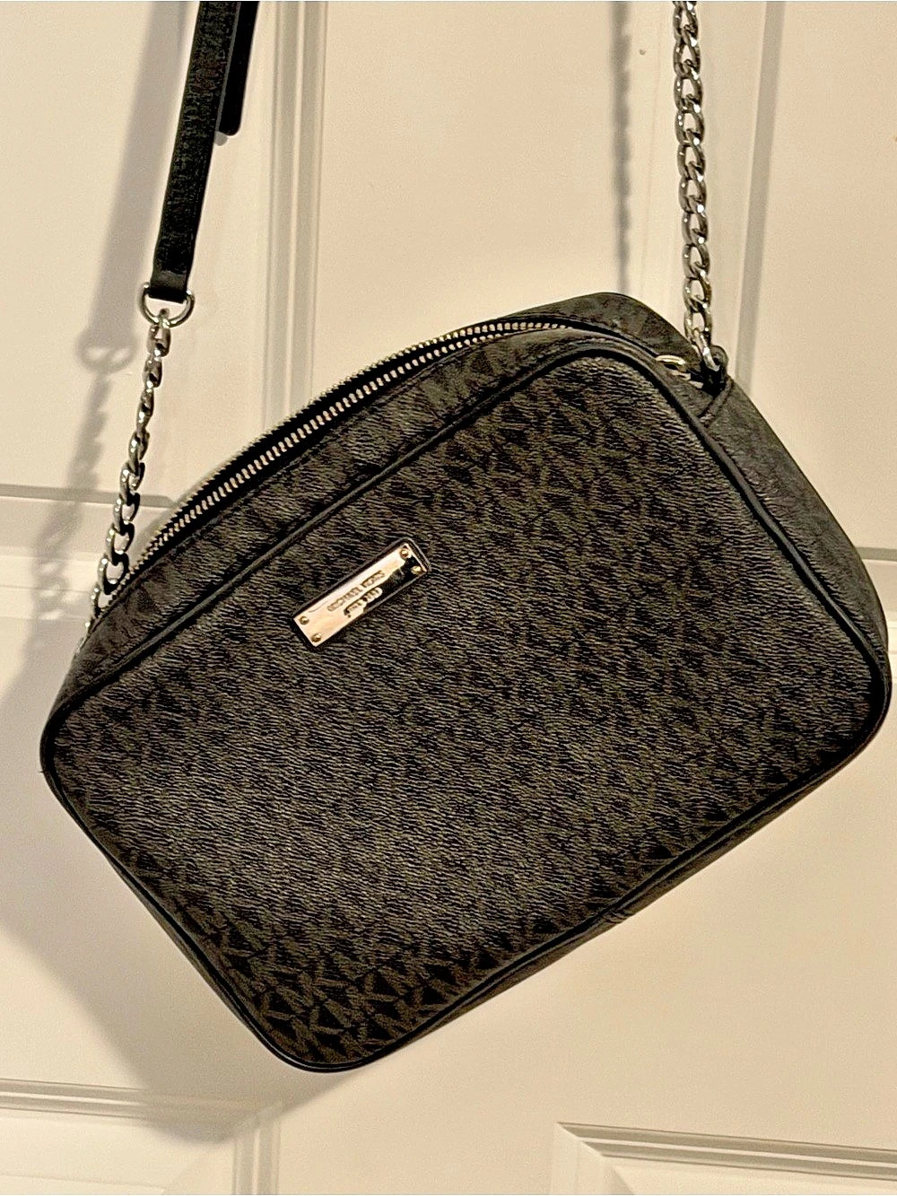 Michael Kors Jet Set Large East West Crossbody Black Bag